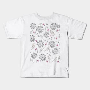 Stylish Poho Pattern Floral Phone Case Kids T-Shirt